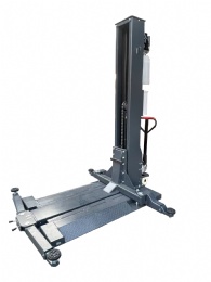 Single post car lifter